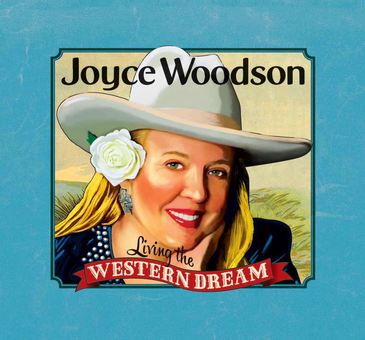 CD Cover for Living the Western Dream by Joyce Woodson